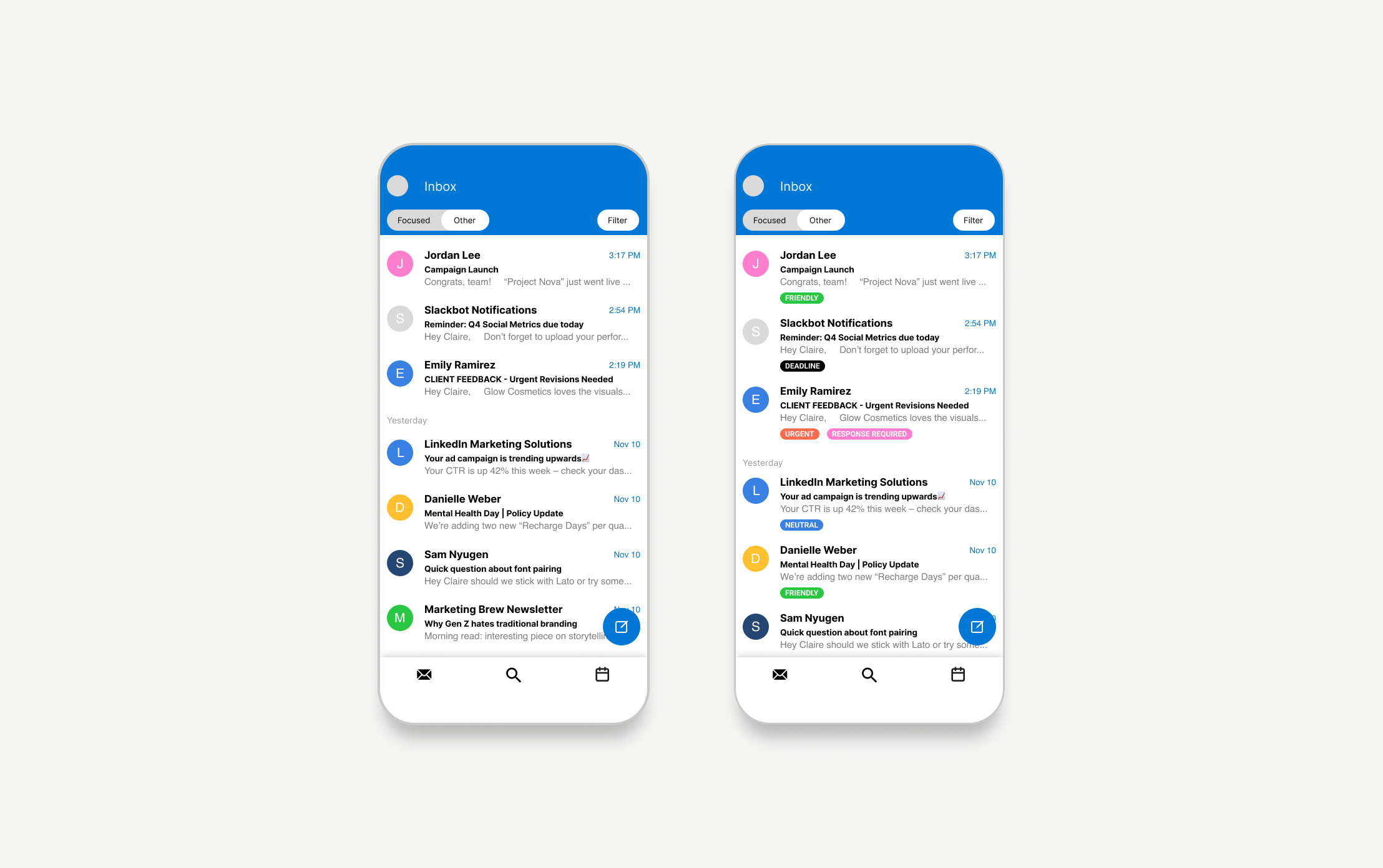 Emote Mail integrated into Microsoft Outlook