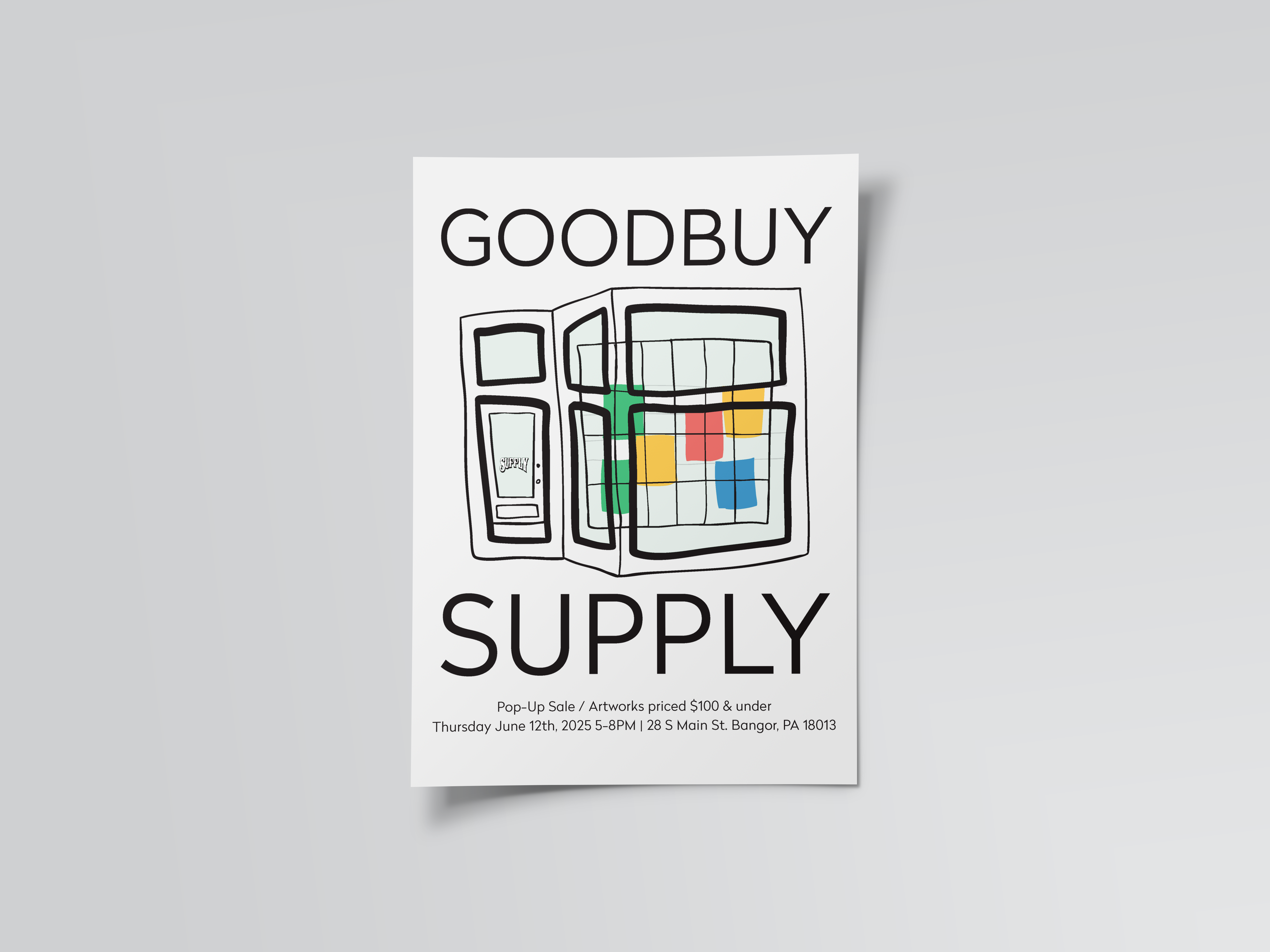 Goodbuy Supply printed closing flyer